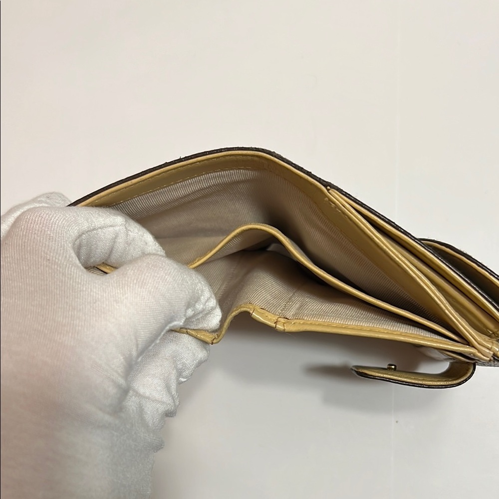 Kate Spade Brown Leather Wallet with Gold Accent - Picture 5 of 5